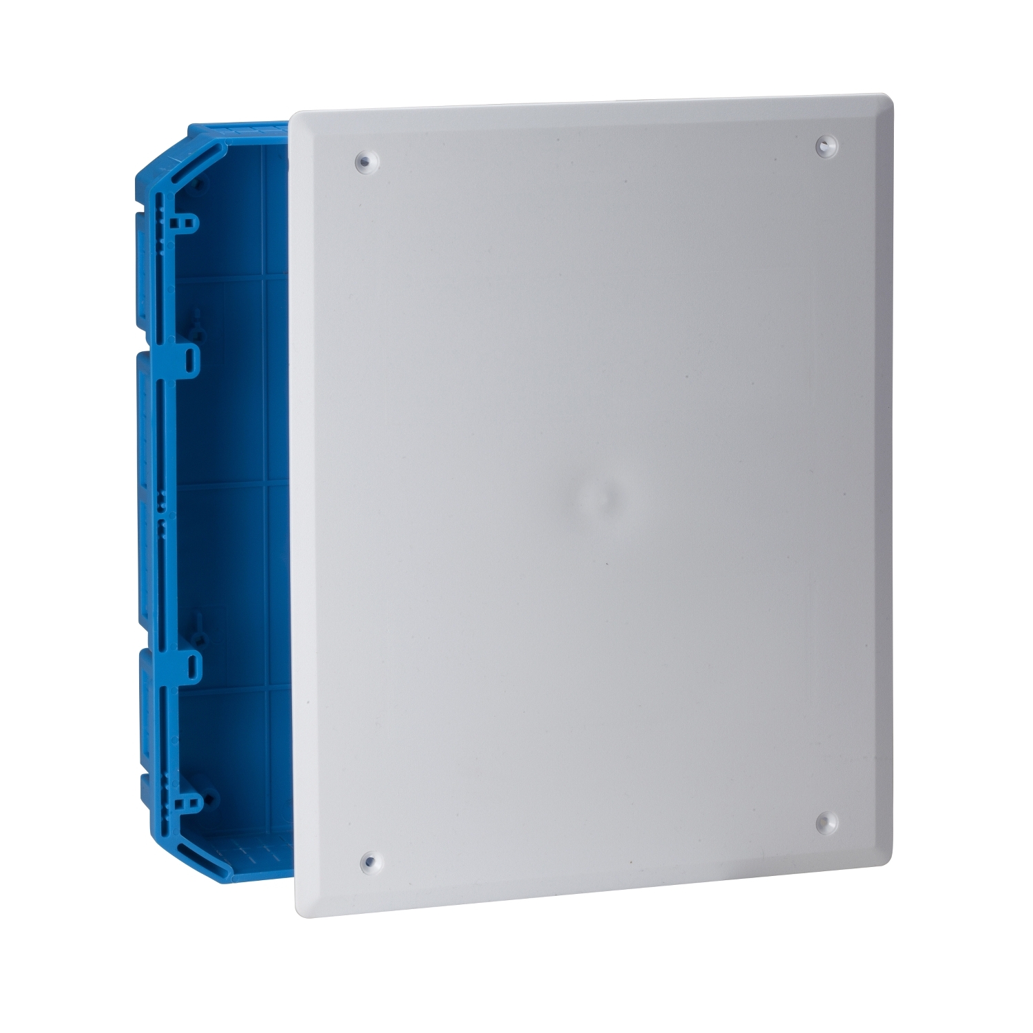 Schneider Electric Multifix Modulo Blue PS Junction Box, IP20, Flush Mount Mount, 1 Gangs, 293 x 213 x 60mm