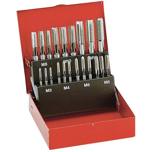 Facom Tap Set Cobalt Metric Standard M3, M4, M5, M6, M8, M10, M12 Thread