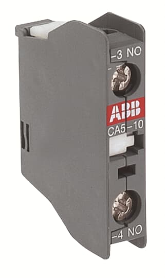ABB Auxiliary Contact Block, 1 Contact, 1NO, Front Mount 1SBN01