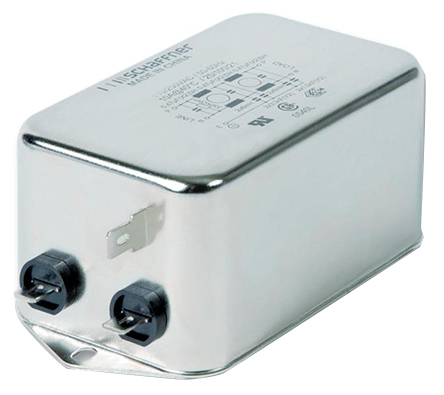 Schaffner, FN2090 16A 250 V ac/dc 0 → 400Hz, Chassis Mount EMI Filter, Fast-On, Single Phase