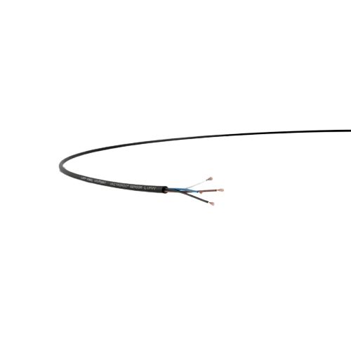 Lapp UNITRONIC Sensor LifY 11Y Control Cable, 4 Cores, 0.36 mm² CSA 22 AWG, Unscreened, 50 m, Black Polyvinyl Chloride