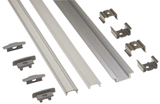 PowerLED LED Mount for Flexible LED Strips 1000 x 25mm