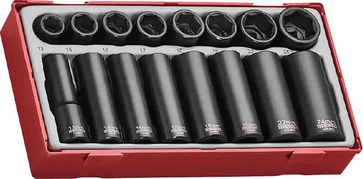 Teng Tools 13mm, 1/2 in Drive Impact Socket