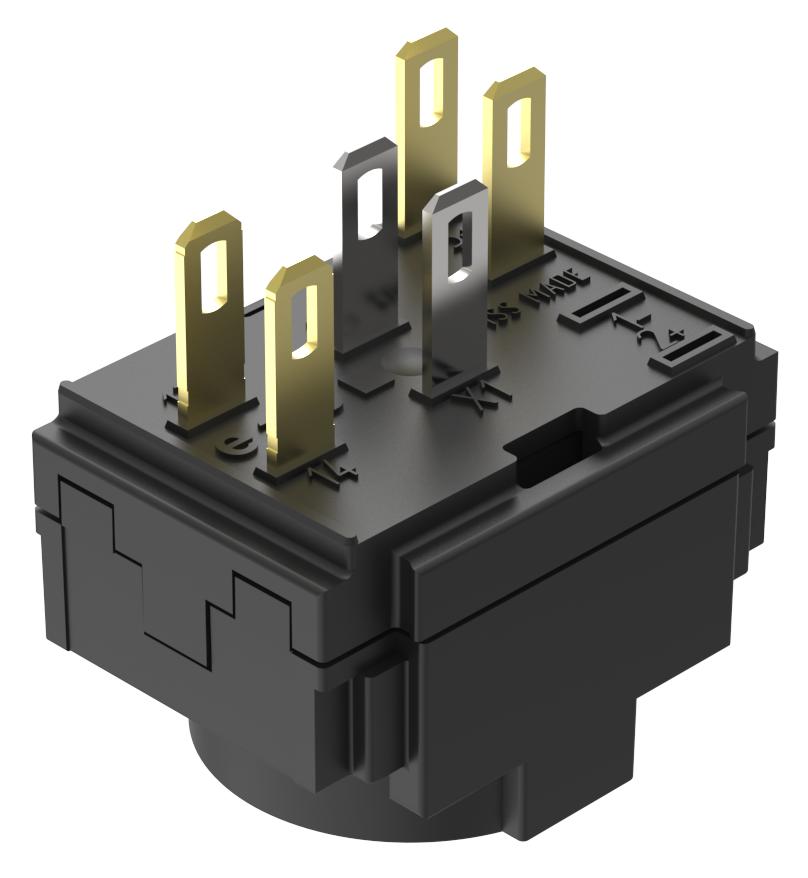 EAO 61 Series Switch Block, 250V ac, 2 NC