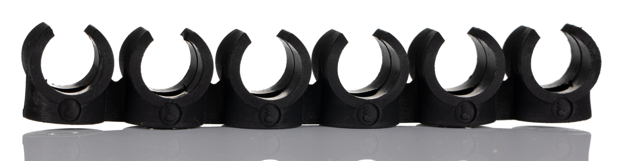 Legris 6 Tubes Polymer Tube Clip, For Tube Diam. 10mm