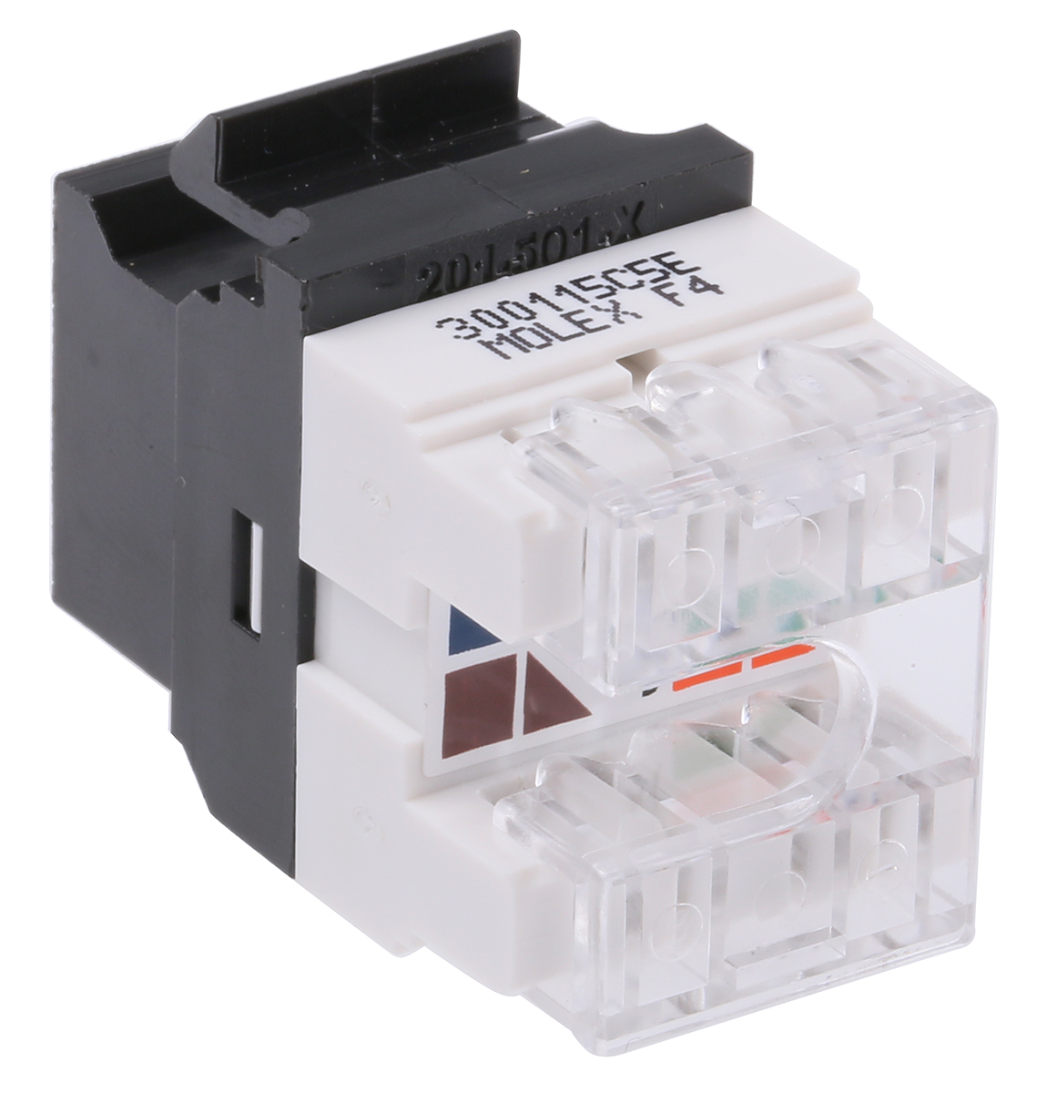 Molex Premise Networks Cat5e RJ45 8 Port Jack, UTP Shielding