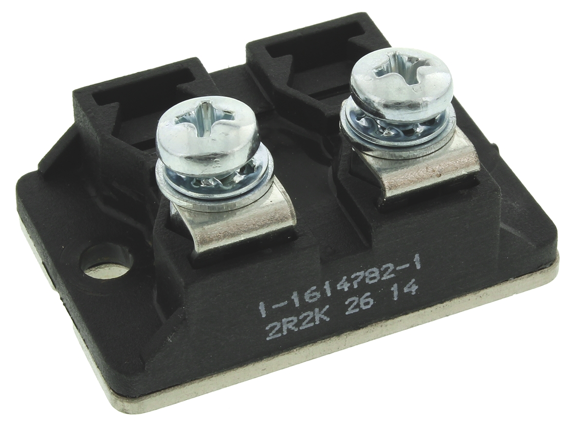 TE Connectivity, 2.2Ω 100W Thick Film Chassis Mount Resistor BDS2A1002R2K ±10%