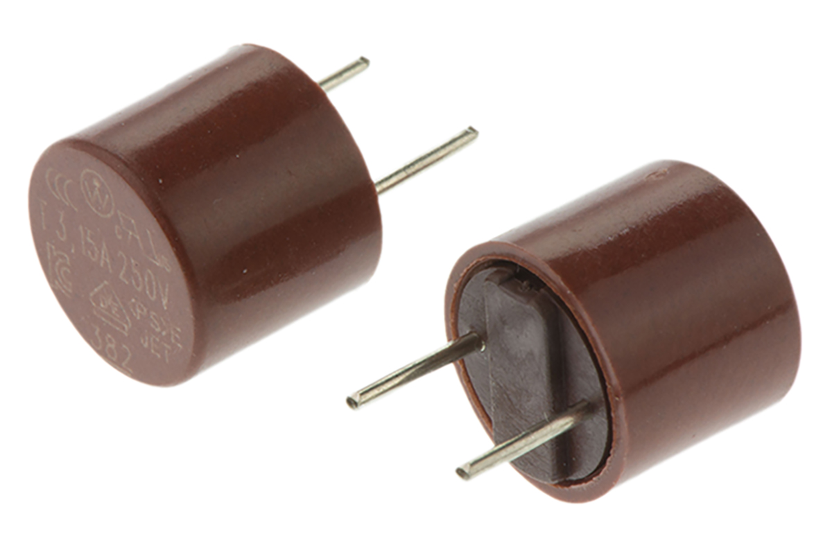 Wickmann PC Board Non Resettable Fuse, Radial 3.15A, 250V ac