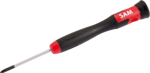 SAM Phillips Precision Screwdriver, 50 mm Blade, 141 mm Overall