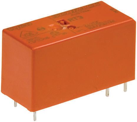 TE Connectivity PCB Mount Latching Power Relay, 24V dc Coil, 16A Switching Current, SPST
