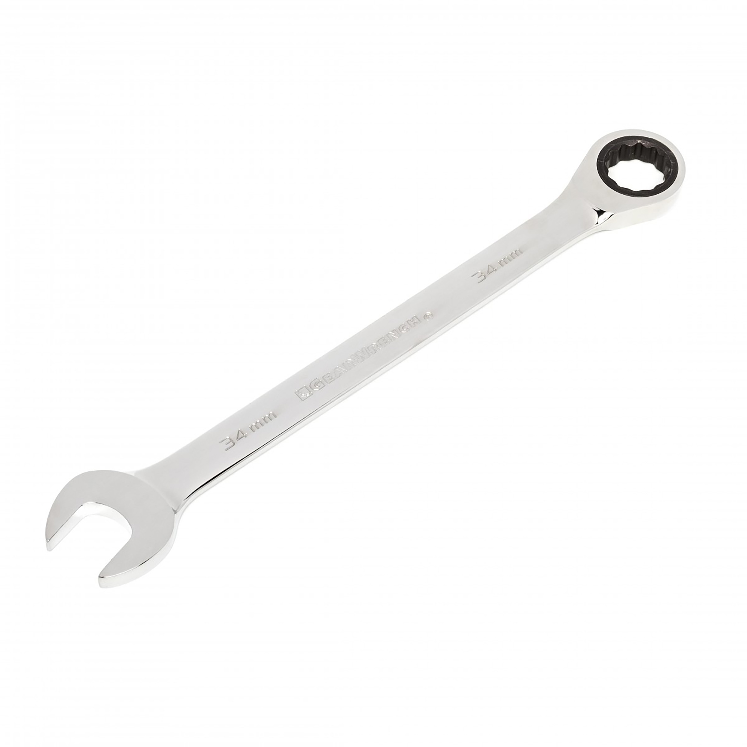 GearWrench Combination Ratchet Spanner, 34mm, Metric, Double Ended, 460 mm Overall