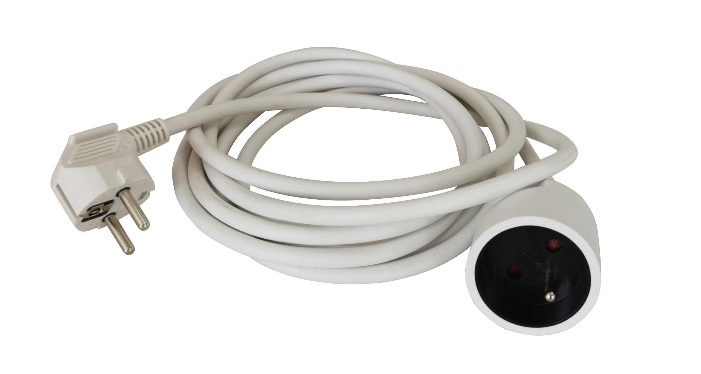 RS PRO 3m 1 Socket Type E - French Extension Lead, 230V, IP20