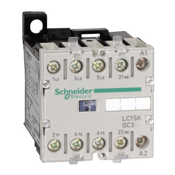 Schneider Electric TeSys LC1SKGC Contactor, 230 V ac Coil, 3-Pole, 9 A, 3NO, 690 V ac