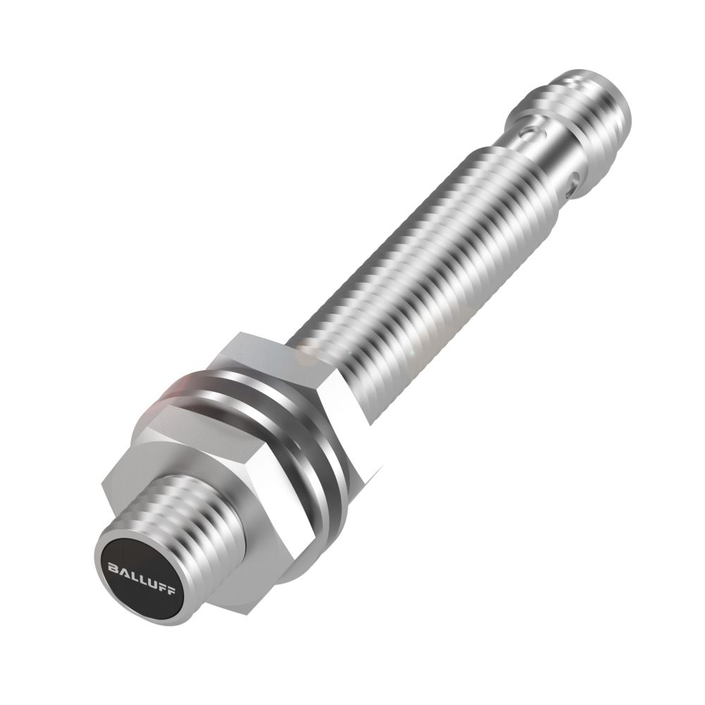 BALLUFF Inductive Threaded Barrel Proximity Sensor, M8, 3 mm Detection, PNP NO, 10 → 30 V dc