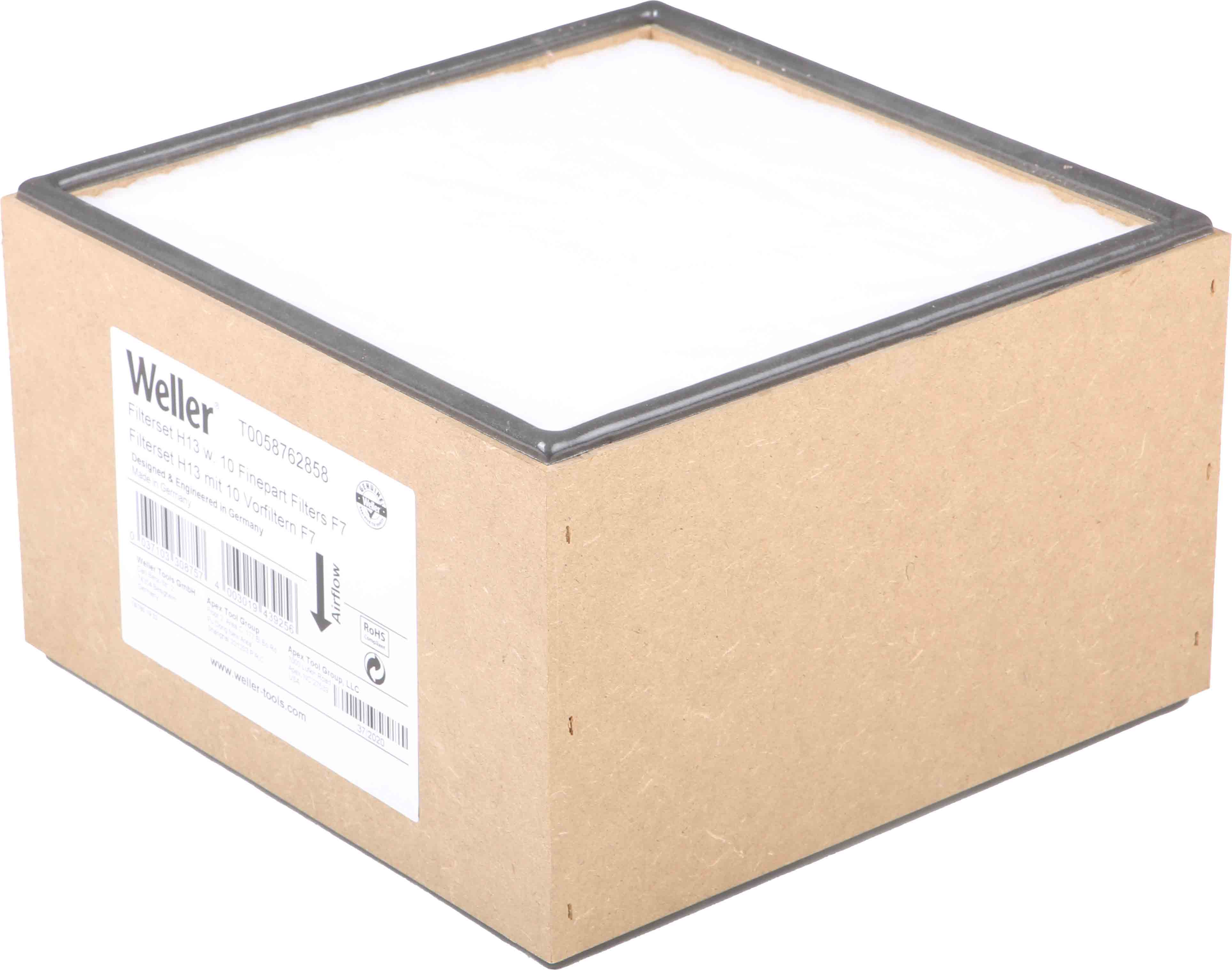 Weller WFE 2ES H13 Filter Cartridge And 10 Pre-Filters for use with Zero Smog 2/EL/TL, WFE2ES/CS