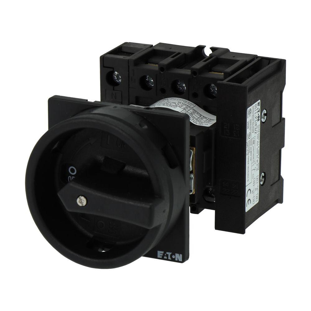 Eaton, 3P + N 90° On-Off Cam Switch, 690V (Volts), 40A, Door Coupling Rotary Drive Actuator