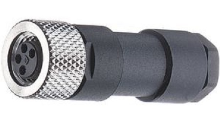 Lumberg Automation Socket, 4 Contacts, Cable, M8 Connector, Socket, Female, IP67, 20 Series