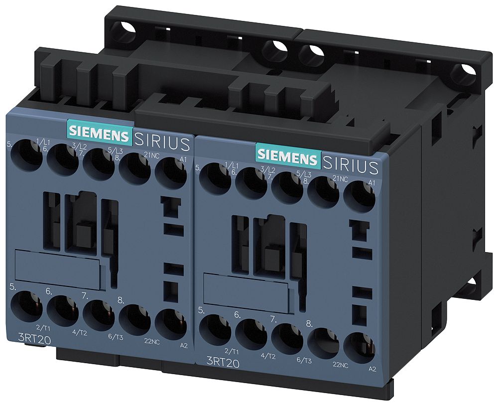 Siemens SIRIUS Reversing Contactor, 110 V ac Coil, 3-Pole, 7 A, 3 kW, 3NO