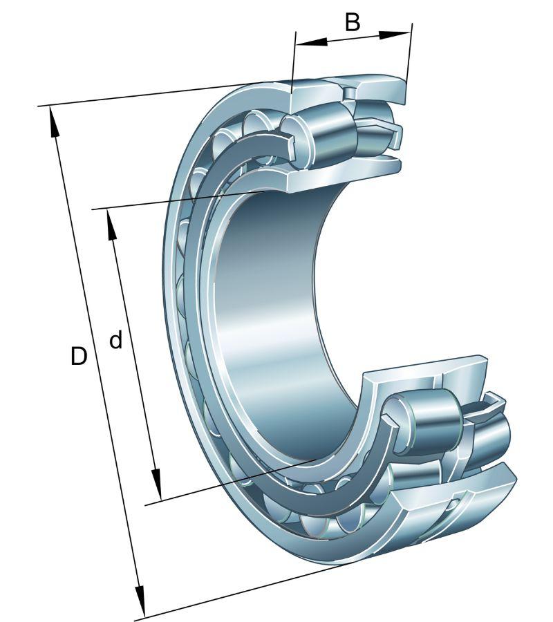 FAG 22212-E1-XL-K Tapered 60 mm ID Roller Bearing, 110 mm OD