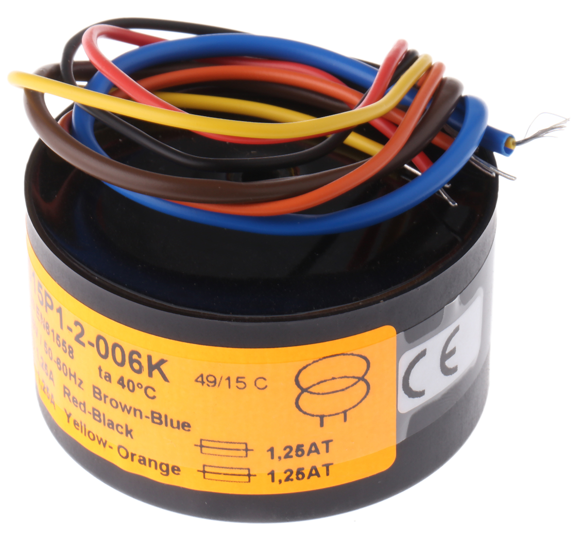 Nuvotem Talema 230V ac, 2 x 6V ac Toroidal Transformer, 15VA 2 Output