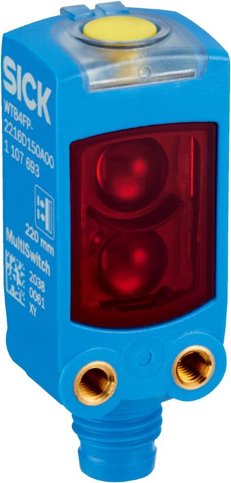SICK Background Suppression Photoelectric Sensor, Miniature Sensor, 100 mm Detection Range IO-LINK