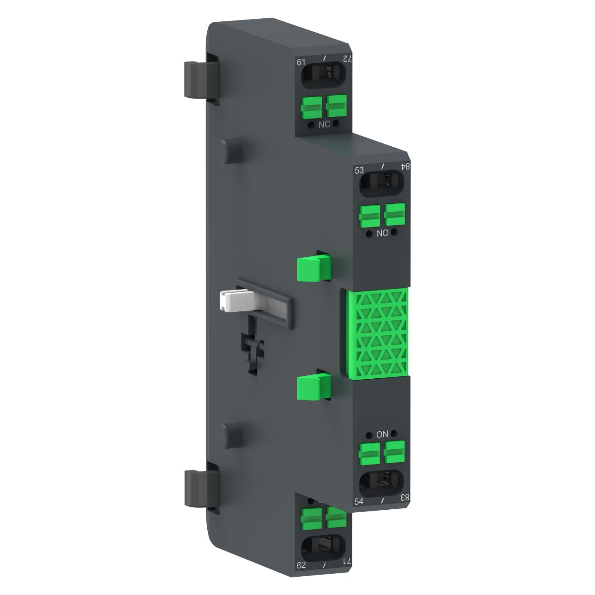 Schneider Electric Auxiliary Contact Block, 2 Contact, NO, Side Mount, TeSys LAG8N