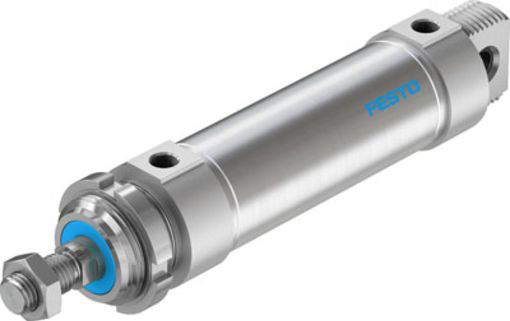 Festo 100 mm Pneumatic Roundline Cylinder - 196044 DSNU Series, Double Acting Acting
