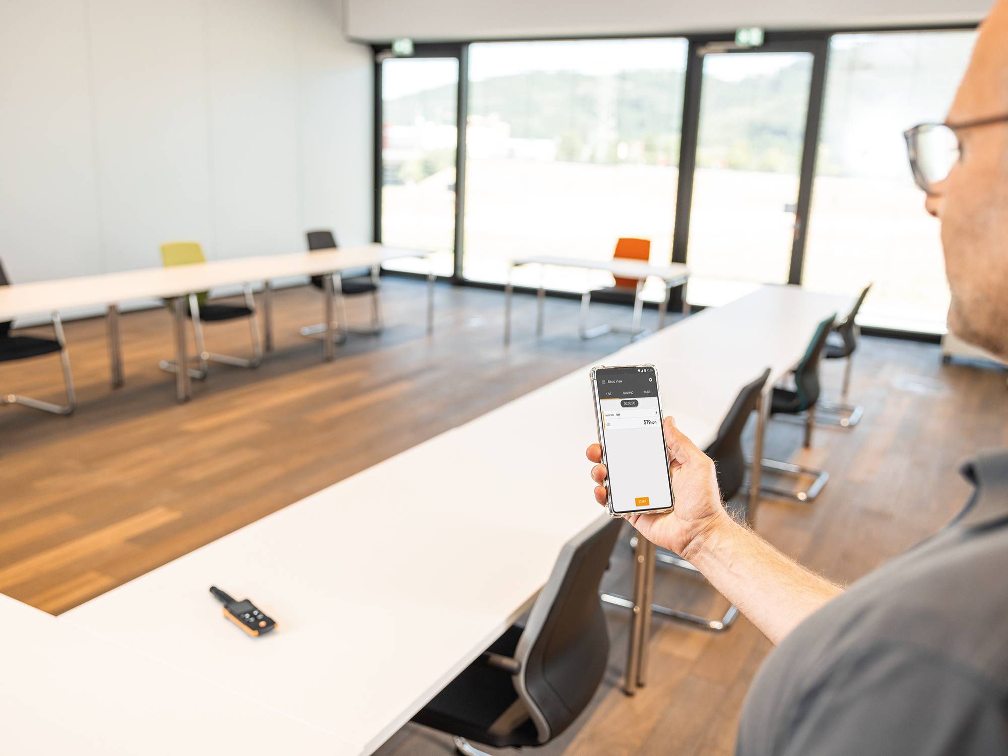 Testo 535 CO2 Sensor, +50°C Max, Battery-Powered