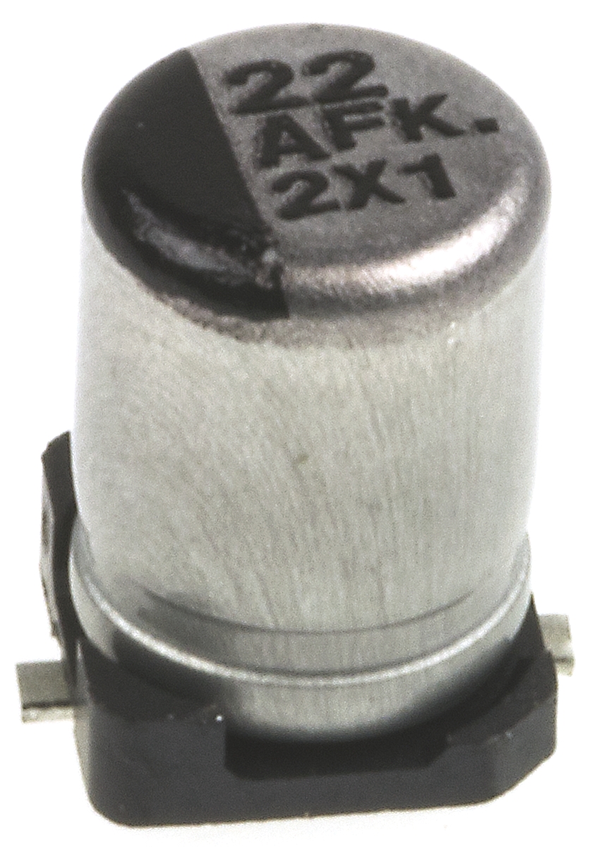 Panasonic 22μF Aluminium Electrolytic Capacitor 10V dc, Surface Mount - EEEFK1A220R