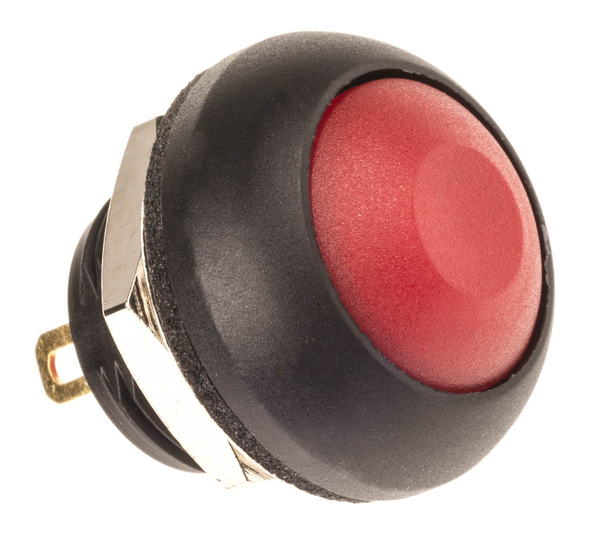 KNITTER-SWITCH Miniature Push Button Switch, Momentary, Panel Mount, 12.9mm Cutout, SPST, IP67