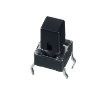 APEM Black Tactile Switch Cap for PHAP5-30 Series, U5532