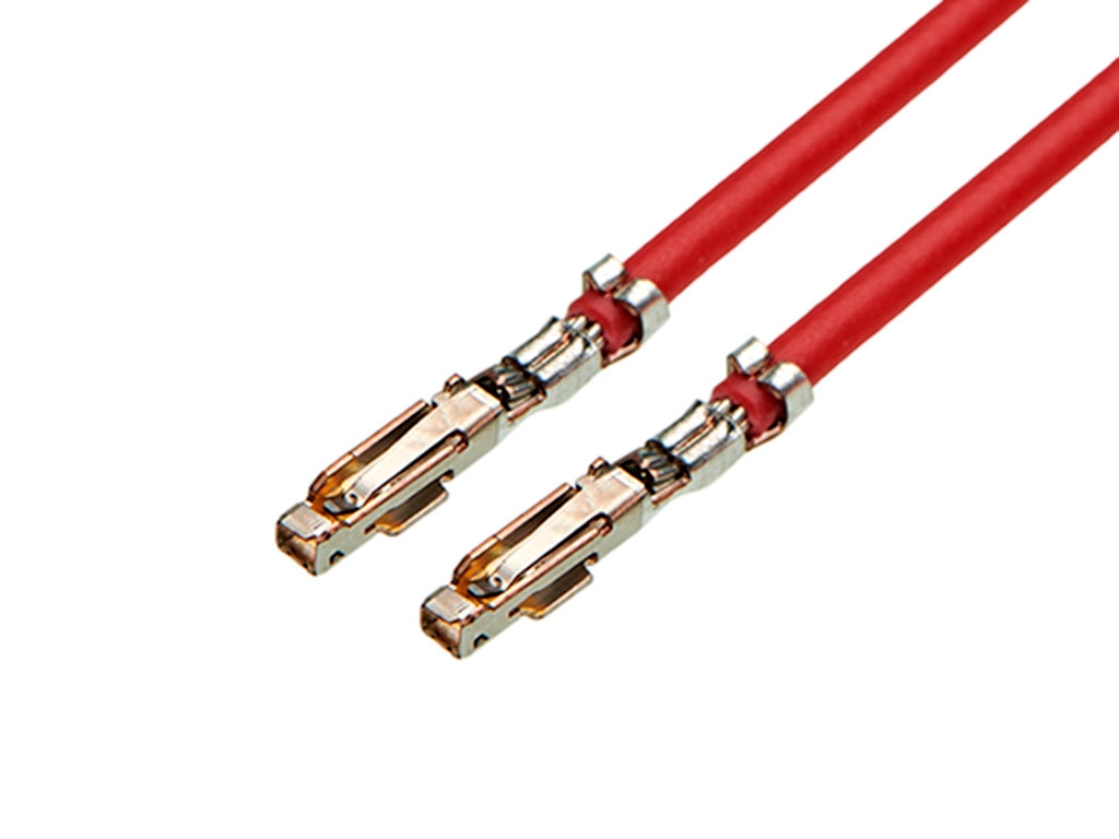 Molex Female iGrid to Female iGrid Crimped Wire, 450mm, 22AWG, Red