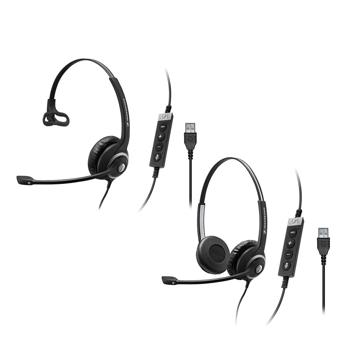 Sennheiser Circle SC 200 Black Wired USB A On Ear Headset