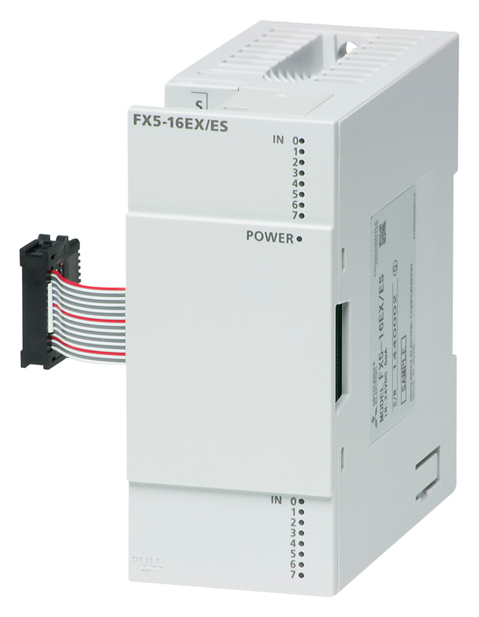 Mitsubishi G4 Series PLC I/O Module for Use with FX5U CPU Module, FX5UC CPU Module, Sink, Source, 5 V dc, 24 V dc