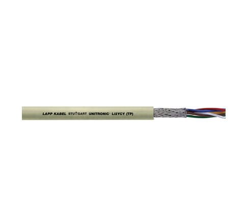 Lapp UNITRONIC Series Data Cable, 4 Pairs, 8 Cores, 0.5 mm², Screened, 20 AWG, 50m, Screened Shield, Li2YCY Cable