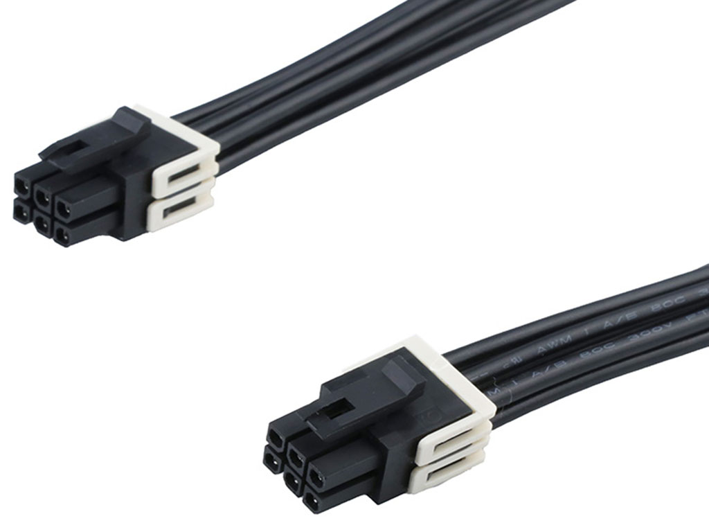 Molex 6 Way Female Micro-Fit+ to 6 Way Female Micro-Fit+ Cable assembly, 300mm