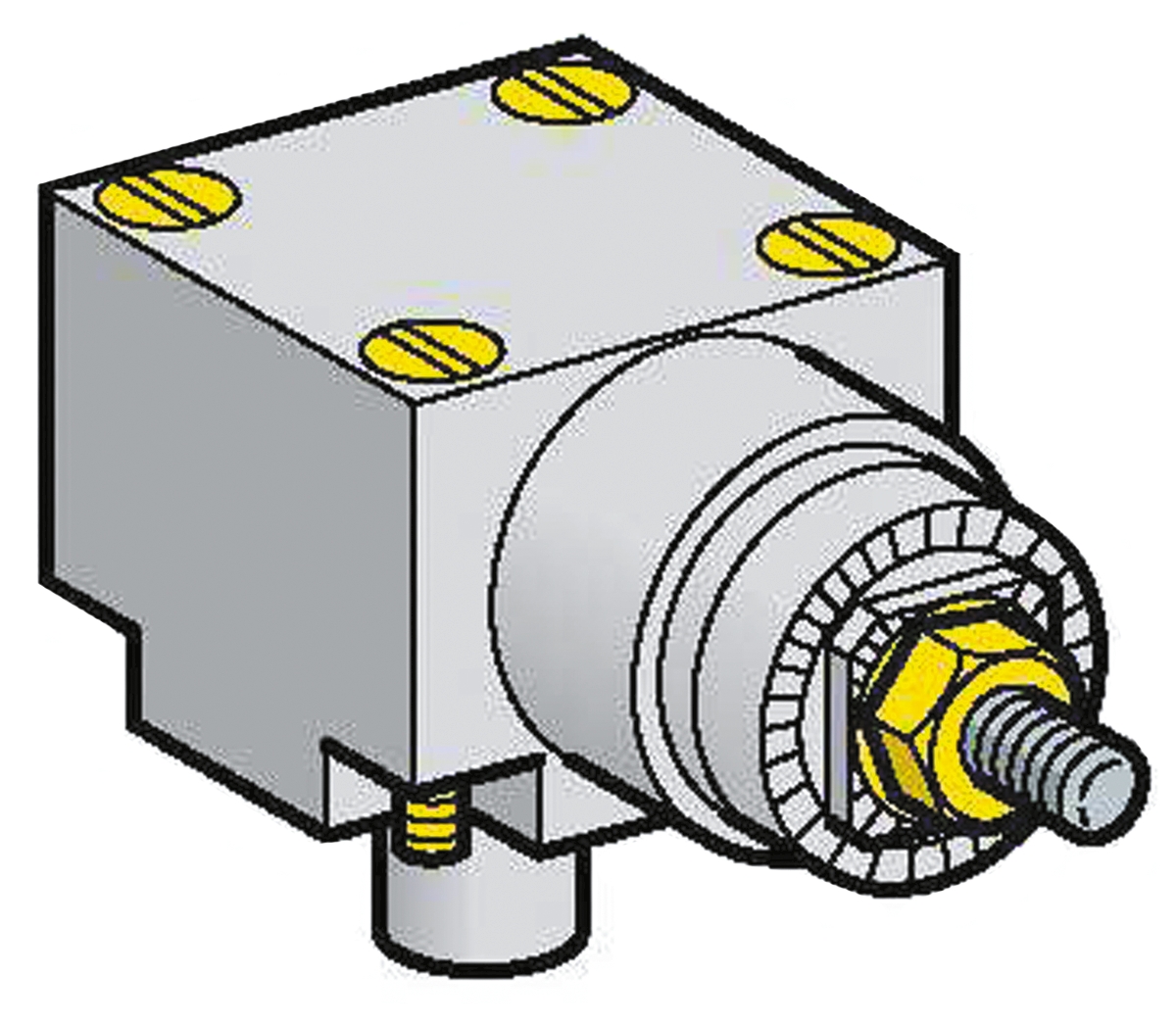 Telemecanique Sensors OsiSense XC Series Limit Switch Operating Head for Use with 9007 Series, XCKJ Series