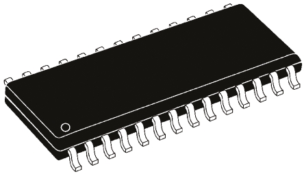 DSPIC33FJ128GP802-E/SO Microchip, 16bit Digital Signal Processor 40MHz 128 kB Flash 28-Pin SOIC