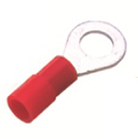 RS PRO Insulated Ring Terminal, 4.3mm Stud Size, 0.5mm² to 1.5mm² Wire Size, Red