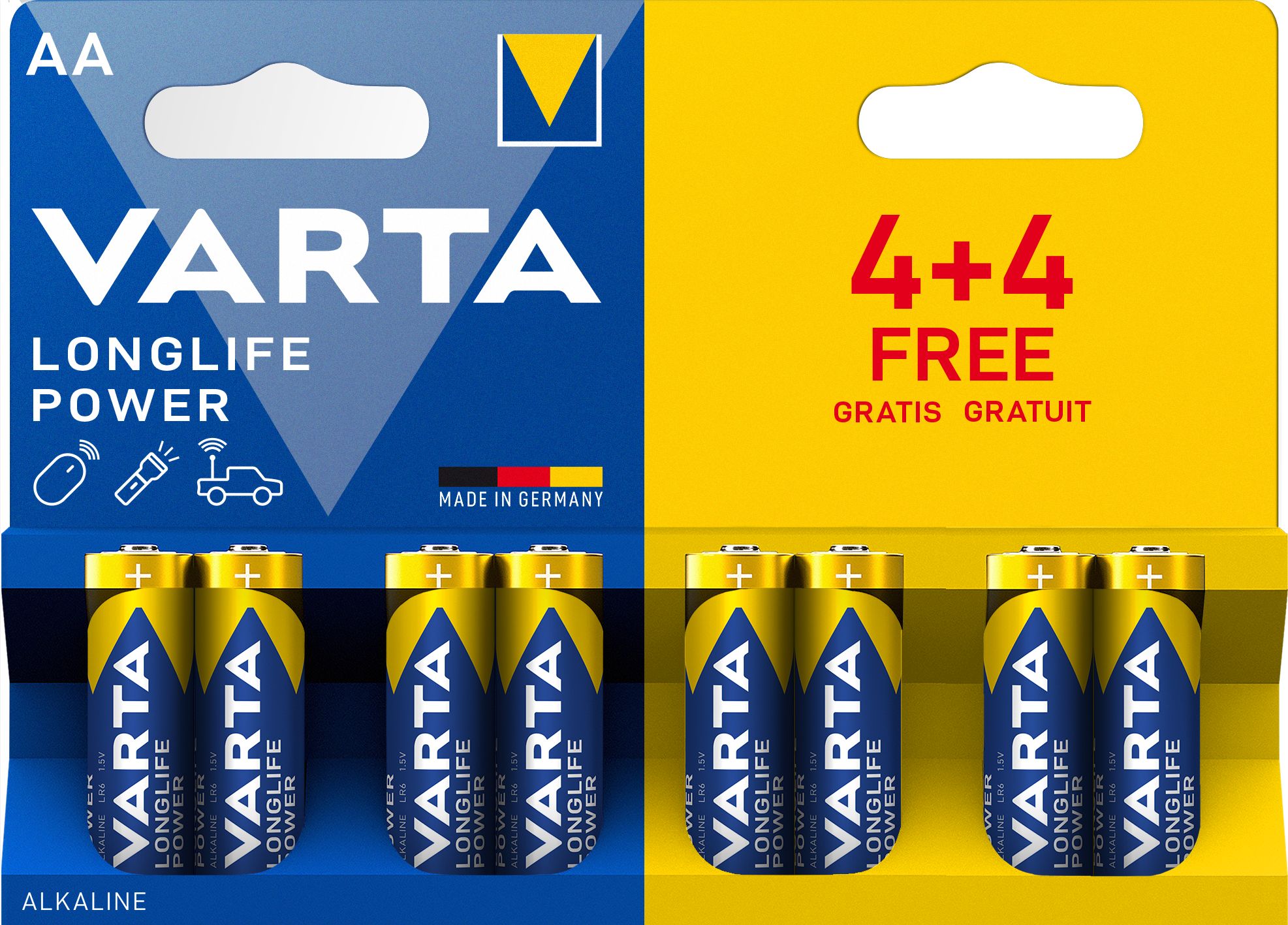 Varta Alkaline AA Batteries 1.5V