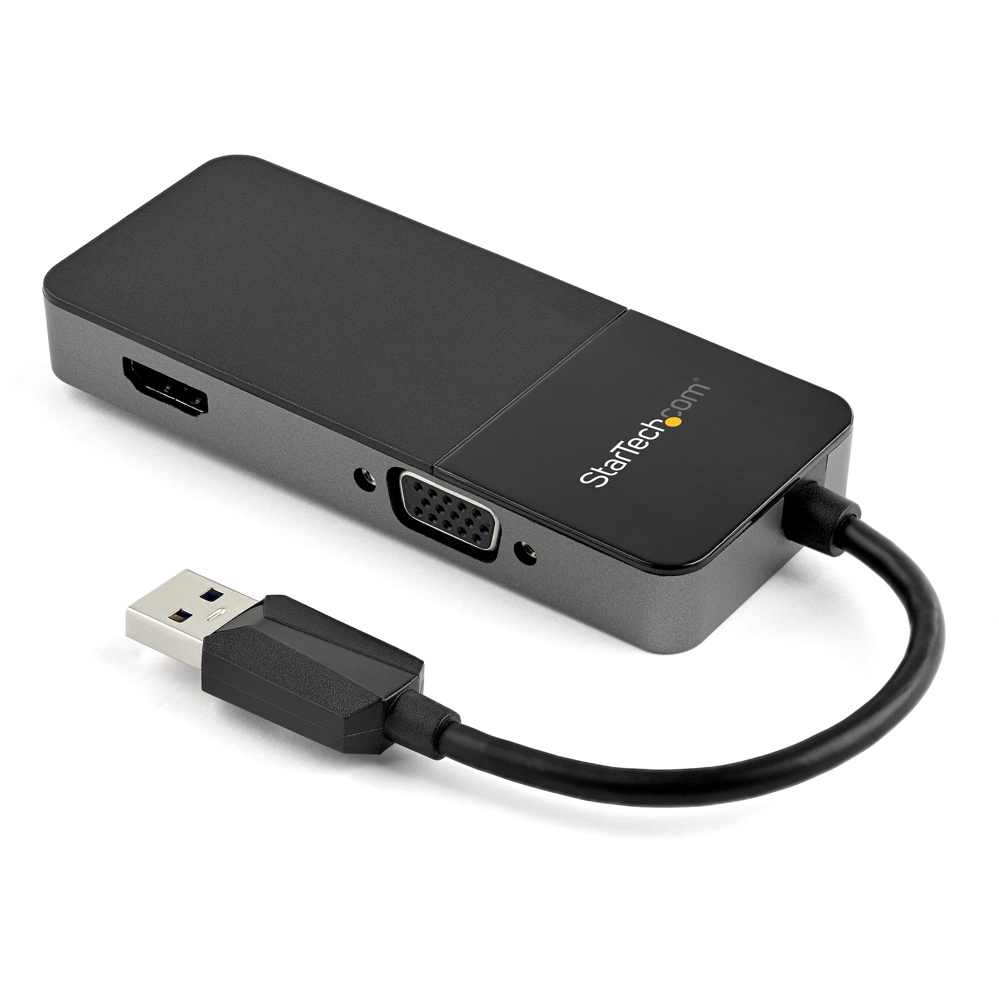 StarTech.com USB A to HDMI, VGA Adapter, USB 3.0, 2 Supported Display(s) - 4K @ 30Hz