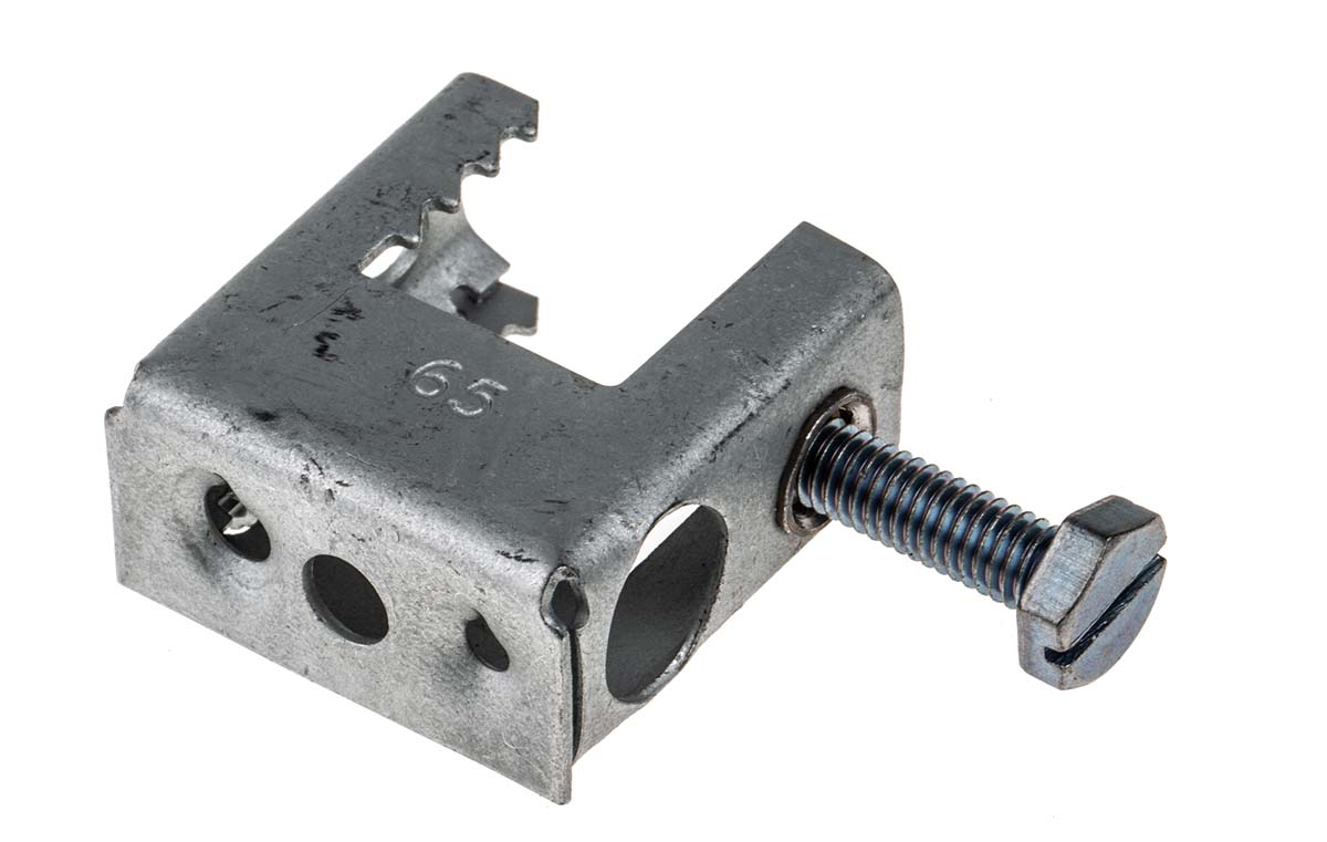 RS PRO Beam Clamp, maximum load 45kg, 18mm