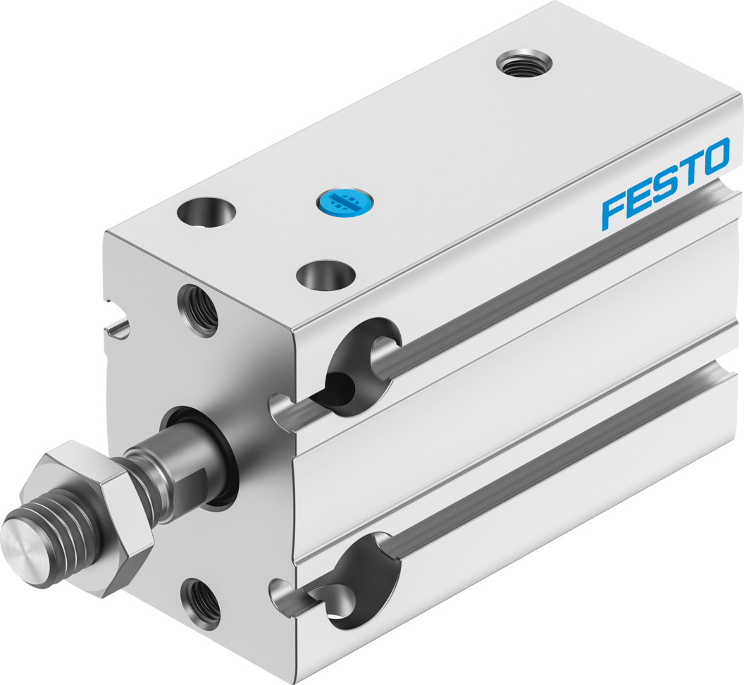 Festo Pneumatic Compact Cylinder - 4840809 20 mm Bore, 15 mm DPDM Series, Single Acting Acting