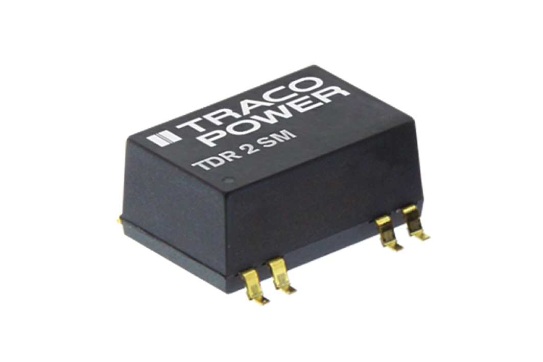 TRACOPOWER TDR 2SM DC-DC Converter, 5V dc/ 400mA Output, 4.5 → 9 V dc Input, 2W, Surface Mount, +85°C Max Temp