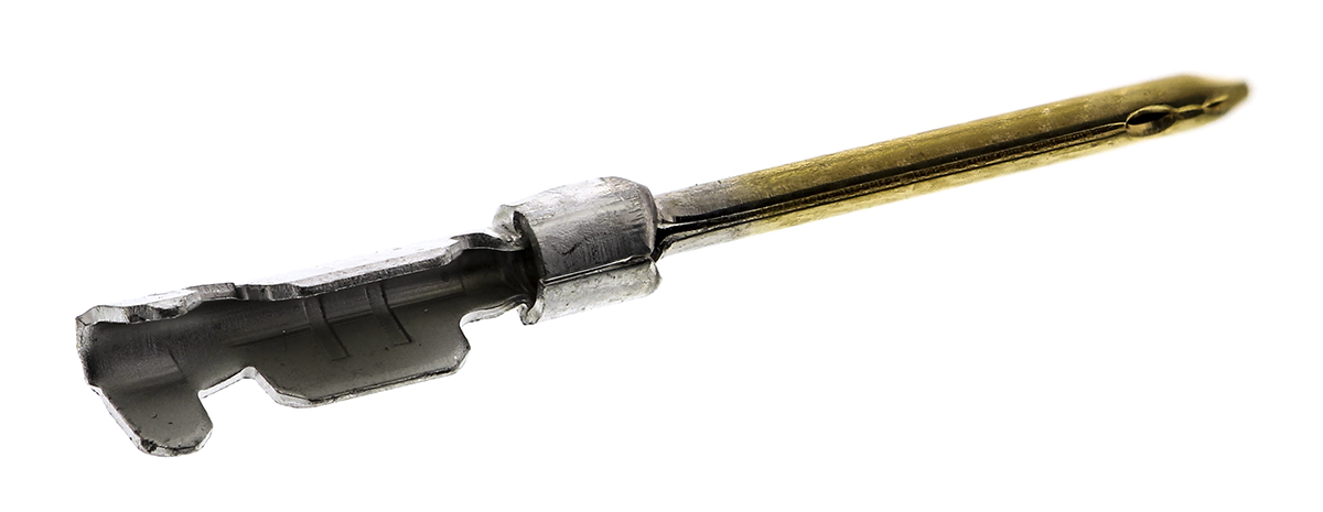 TE Connectivity, AMPLIMITE HDP-22 Series, size 22 Male Crimp D-sub Connector Contact, Gold over Nickel Signal, 28