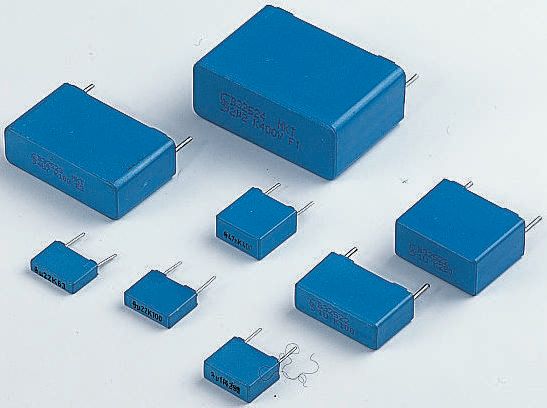 EPCOS B32529 Polyester Film Capacitor, 63 V ac, 100 V dc, ±10%, 47nF, Through Hole