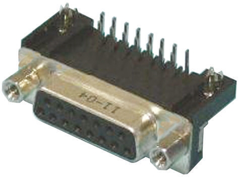 Amphenol Communications Solutions L77SD 37 Way Right Angle Through Hole D-sub Connector Socket, with 4-40 UNC Female
