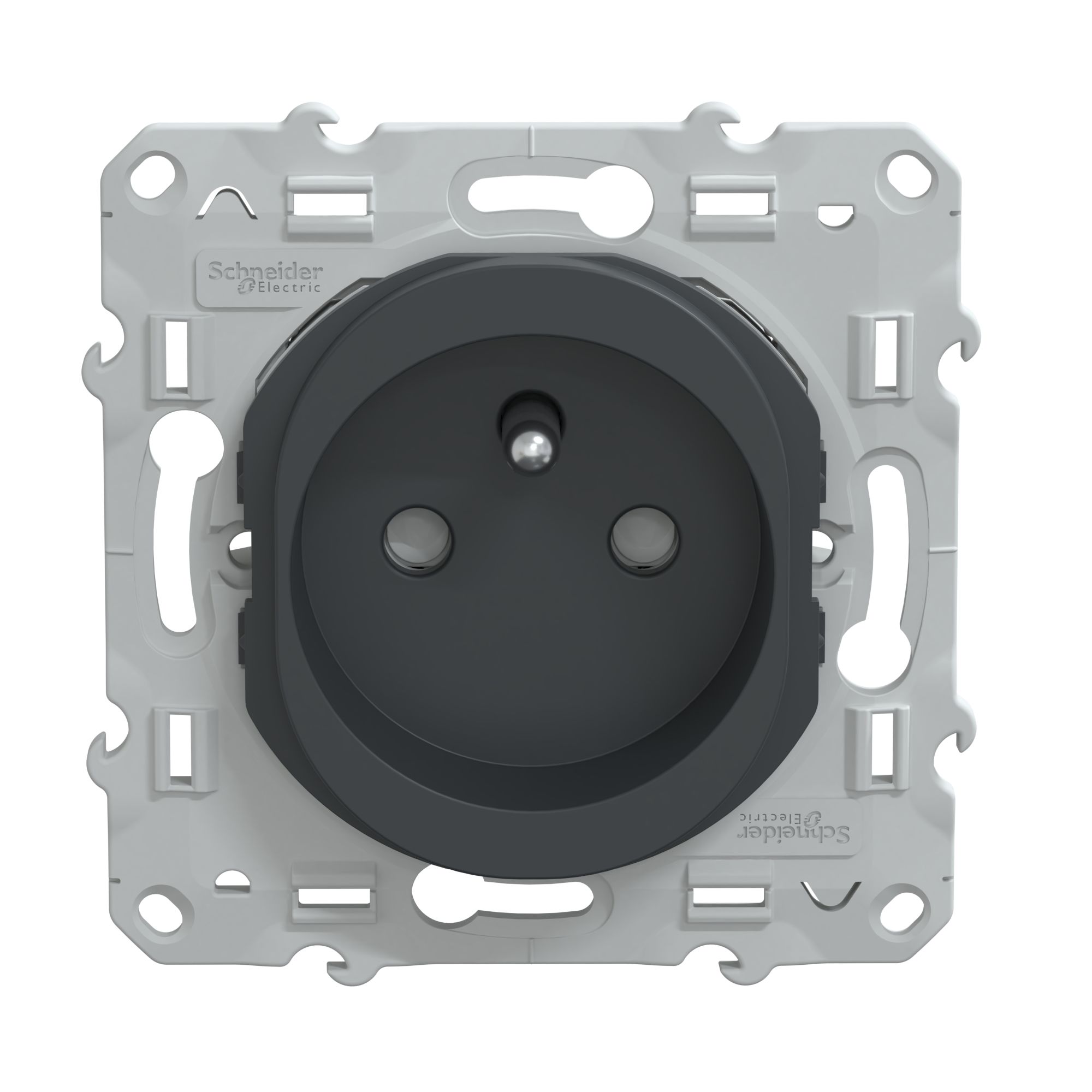Schneider Electric Anthracite, 1 Gang, Ovalis C Series