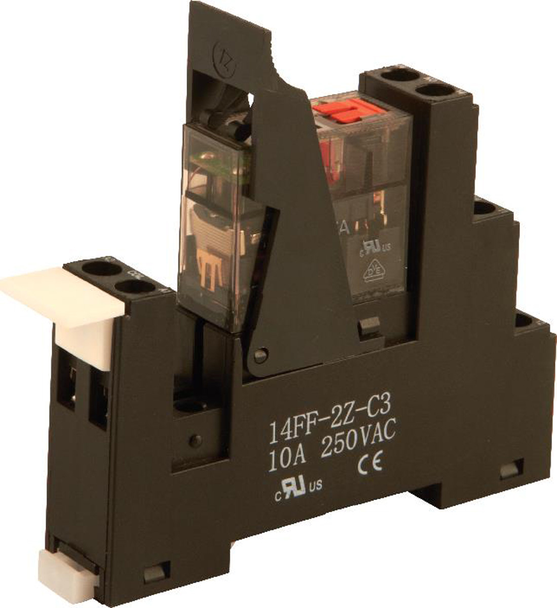Hongfa Europe GMBH RMTFL Series Interface Relay, DIN Rail Mount, 230V ac Coil, DPDT, 2-Pole, 16A Load