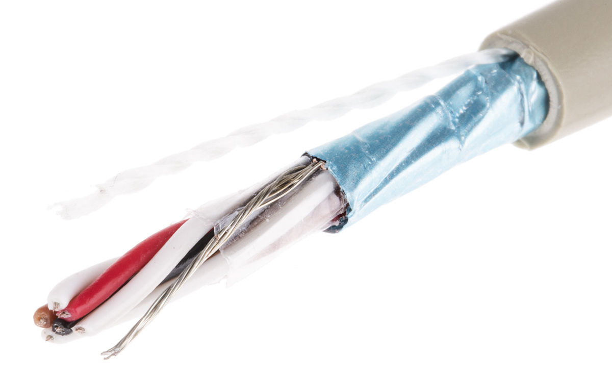 Alpha Wire ProTekt Series Data Cable, 3 Pairs, 6 Cores, 0.14 mm², Screened, 26 AWG, 50m, Screened Shield
